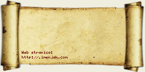 Dijana Ćorsović vizit kartica